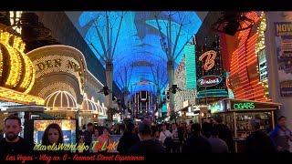 LAS VEGAS  FREEMONT STREET  VIVA VISION LIGHT SHOW [upl. by Lazaruk560]