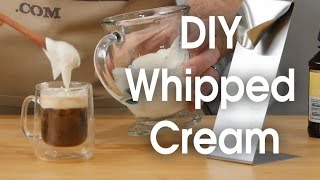 DIY whipped cream in 60 seconds [upl. by Fransis]