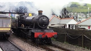 Paignton amp Dartmouth Steam Railway Kingswear to Paignton GWR 7820 Dinmore Manor [upl. by Micheil]