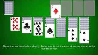 How To Play Klondike Solitaire [upl. by Arimlede28]