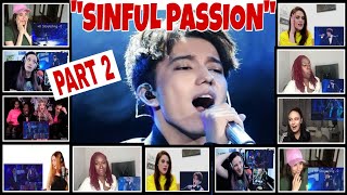 DIMASH KUDAIBERGEN  quotSINFUL PASSIONquot 2020 NEW REACTION COMPILATION [upl. by Brest215]