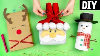 10 DIYS DE NATAL 🎅🎁 Embalagens de Presentes que as Pessoas vão Amar [upl. by Ronald]