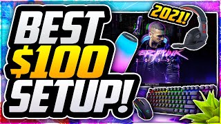 ULTIMATE 100 Budget Gaming Setup 😱 BEST Gaming Setup Under 100 [upl. by Burns]