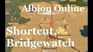 Albion Online  Caerleon to Bridgewatch fast almost safely [upl. by Ibby]