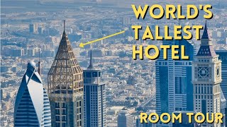 World’s TALLEST Hotel  Gevora Hotel Dubai  Room Tour 🇦🇪 [upl. by Mauve]