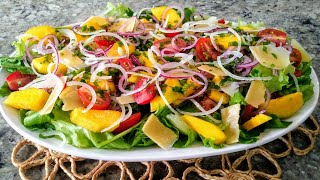 SALADA TROPICALMOLHO DELICIOSORECEITAS DE NATAL [upl. by Gnilrets75]