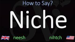 How to Pronounce Niche British Vs American English Pronunciation [upl. by Lynnelle990]