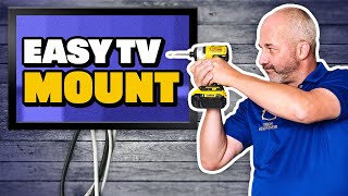 How to Mount a TV Perfectly  Wall Mount Full Tutorial [upl. by Nosauq]