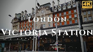 London Victoria Station Walk Through England 4K [upl. by Brottman]