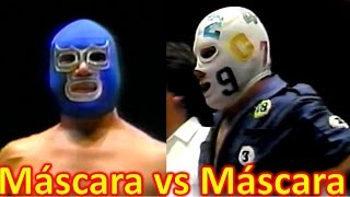 Blue Demon vs El Matemático máscara vs máscara [upl. by Ahsinrac38]