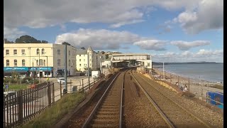 A Drivers Eye view from Paignton to Exeter St Davids along the very scenic Devon Sea Wall [upl. by Llenyt]