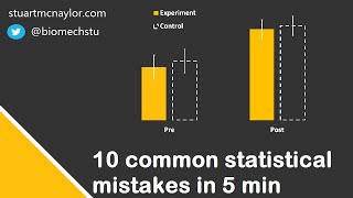 Ten Statistical Mistakes in 5 Min [upl. by Anaiviv]