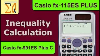 Quadratic and Cubic inequality using Casio FX991ES Plus C [upl. by Karney774]