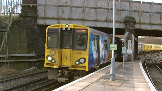 Half an Hour at 216  Birkenhead North Station 1022017  Class 507 508 terminus [upl. by Anaej]