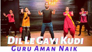 Dil Le Gayi Kudi Remix  DJ Sitanshu Nd Swati  Choreography by Guru Aman Naik  Bhangra Dance [upl. by Nnylhtak394]